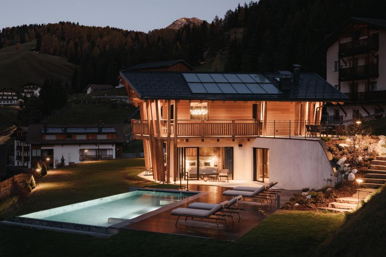Luxury Spa Chalet Lum D'Or Wolkenstein in Gröden Exterior foto